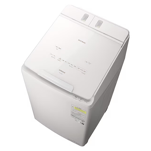 日立【代引・日時指定不可】洗濯10kg 乾燥5.5kg 縦型洗濯乾燥機 ホワイト 液体洗剤・柔軟剤 自動投入 BW-DX100K-W【AIお洗濯 搭載】