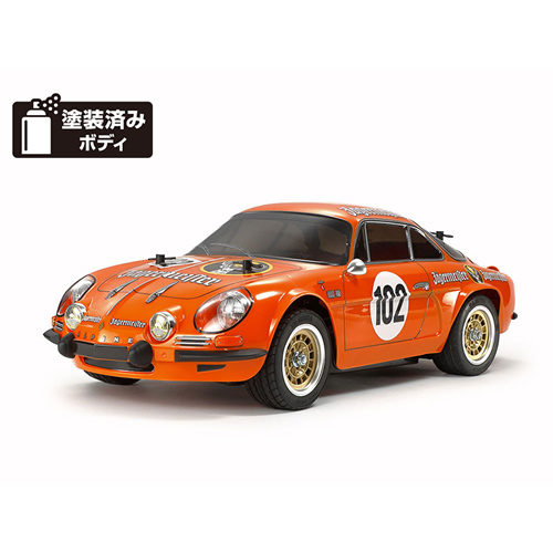 タミヤ【ラジコン】電動RCカーシリーズ No.708 1/10RC アルピーヌA110 イェーガーマイスター 1973 (M-06シャーシ) H-4950344587087【58708】の通販は