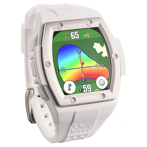 テクタイト【Shot Navi】腕時計型GPSゴルフナビ ショットナビ CrestII Touch ホワイト Golf GPS Watch CREST2-TOUCH-W【GOLF-SALE】