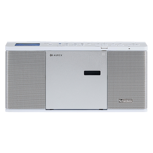 東芝【TOSHIBA】SD／USB／CDラジオ ホワイト AUREX ワイドFM対応