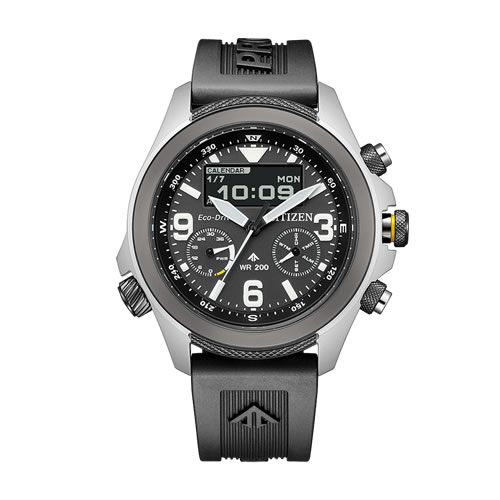 シチズン【CITIZEN】PROMASTER プロマスター エコ・ドライブ コンビネーションウオッチ JV1007-07E【LANDシリーズ】光発電エコ・ドライブ