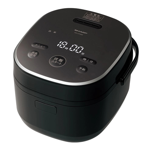 シャープ【SHARP】ジャー炊飯器 3合炊き ブラック系 KS-CF05E-B【取っ手つき内釜】