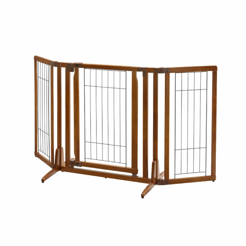 リッチェル【ペット用品】木製おくだけドア付ペットゲートH レギュラー 超小型犬〜中型犬用 P-4973655589908【058990】