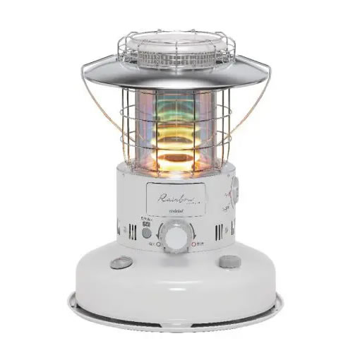 トヨトミ【暖房】電池レス石油ストーブ ホワイト RL-G2524-W【手回し点火】レインボーストーブ
