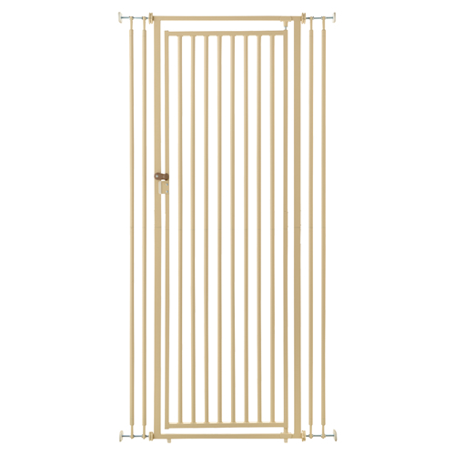 リッチェル【ペット用品】キャットセーフティゲート ベージュ 片開きハイタイプ P-4945680561488【かんたん取り付け】
