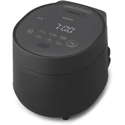 アイリスオーヤマ【IRIS】ジャー炊飯器 3合炊き ナチュラルブラック マイコン式 しゃもじ付き RC-MGA30-BH【50銘柄炊き分け】の通販は炊飯器