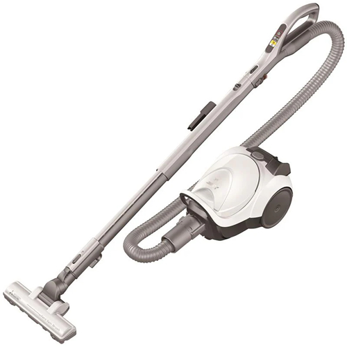 三菱【MITSUBISHI】紙パック式掃除機 Be-K シャイニーホワイト コード式 キャニスター式 TC-FJ2E-W【コンパクトなのに大容量】