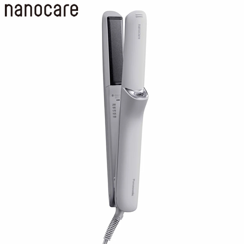 パナソニック【Panasonic】ストレートアイロン ナノケア ミストグレー nanocare ヘアアイロン EH-HN50-H【高浸透ナノイー＆ミネラルマイナスイオン】キューティクル補修・保護