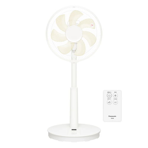 パナソニック【Panasonic】リビング扇 ホワイト 扇風機 リビング用 なめらか気流7枚羽根 羽根径30cm F-C324C-W【1･2･4時間 切タイマー】