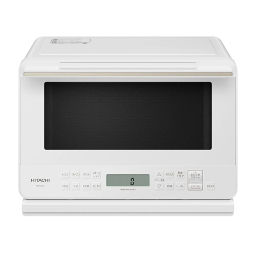 HITACHI 日立 ヒタチ 加熱水蒸気オーブンレンジ ヘルシーシェフ 30L フロストブラック MRO-W1A-K(2588740) HITACHI 日立 ヒタチ 過熱水蒸気オーブンレンジ ヘルシーシェフ 31L