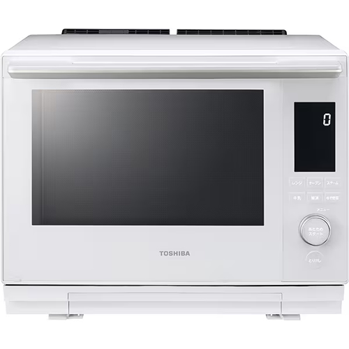 東芝【TOSHIBA】30L 過熱水蒸気オーブンレンジ グランホワイト 石窯ドーム スチームオーブンレンジ ER-D5000B-W【ハイグレードモデル】