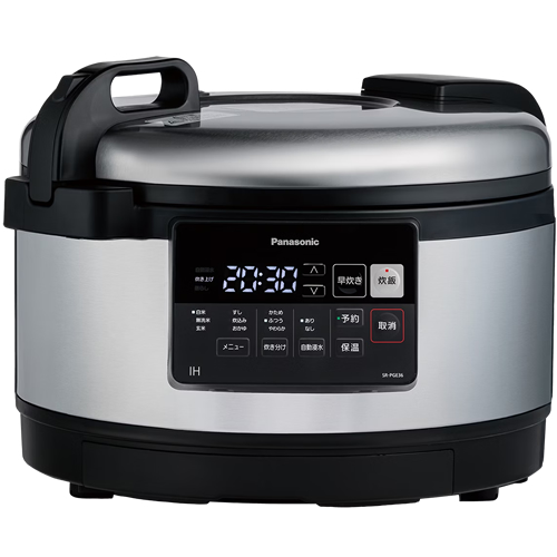 パナソニック【Panasonic】2升炊き 業務用IHジャー炊飯器 おどり炊き 炊き分け機能 SR-PGE36【旨火ダイヤモンド釜】