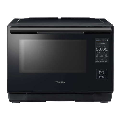 東芝 過熱水蒸気オーブンレンジ 石窯ドーム 30L グランブラック ER