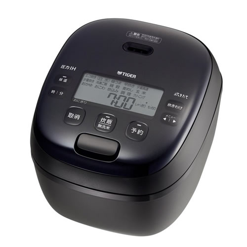タイガー【キッチン家電】圧力IHジャー炊飯器 炊きたて 1升炊き 1.8L ブラック JRI-H180-K【簡単調理】遠赤5層土鍋蓄熱コート釜