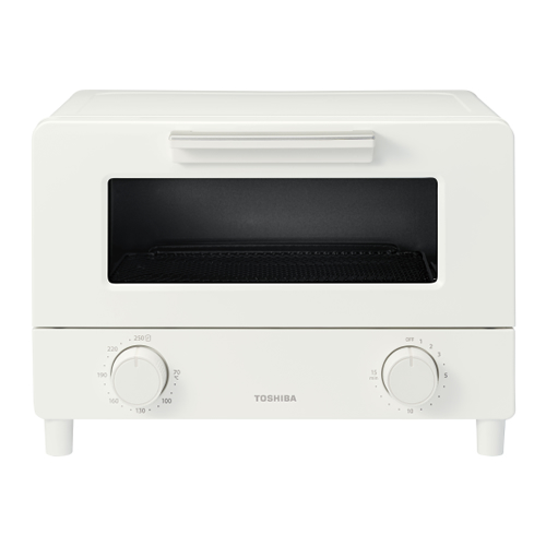 東芝【TOSHIBA】オーブントースター ミルキーホワイト トースト2枚 黒鉛素材ハイスペックヒーター搭載 HTR-W5-W【プレミアムモデル】