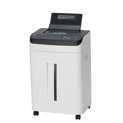 ナカバヤシ【オフィスシュレッダー】静音オートフィードシュレッダ ホワイト マイクロカット A4サイズ対応 NSE-AFM01W【ハイセキュリティータイプ】