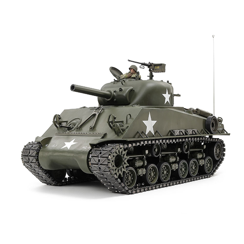 タミヤ【ラジコン】1/16 RCタンクシリーズ No.48 1/16RC M4シャーマン （105mm榴弾砲搭載型）メカニカルステアリングシステム H-4950344560486【56048】 45,370円