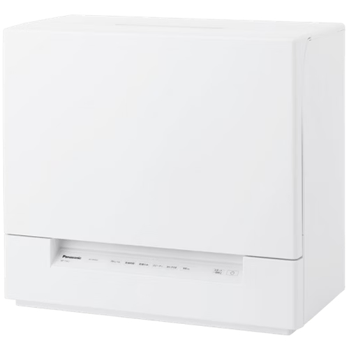 パナソニック【Panasonic】食器洗い乾燥機 ホワイト スリムタイプ リフトアップオープンドア 食洗機 NP-TSK2-W【食器 約4人分24点】