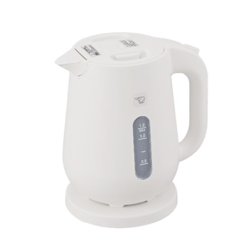 象印【キッチン家電】電気ケトル 1.2L ホワイト CK-VB12-WA【6つの安全設計】大容量タイプ