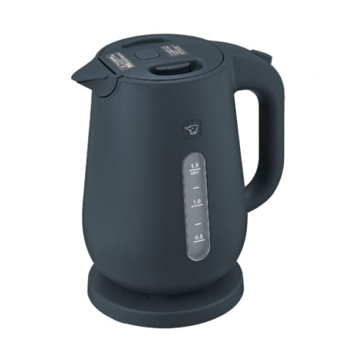 象印【キッチン家電】電気ケトル 1.5L ソフトブラック CK-VB15-BM【6つの安全設計】大容量タイプ