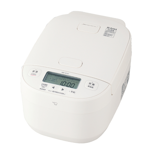 象印【ZOJIRUSHI】5.5合炊き 圧力IH炊飯ジャー ホワイト 豪熱大火力 しゃもじ＆計量カップ 炊飯器 NW-YC10-WA【黒まる厚釜】