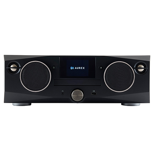 東芝【TOSHIBA】CD／FMワイヤレススピーカーシステム ブラック AUREX（オーレックス） ミニコンポ AX-XSS100-K【Bluetooth対応】