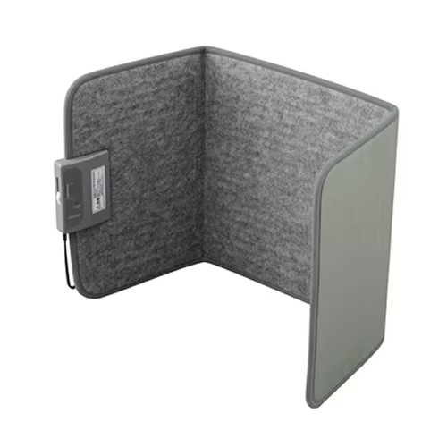 アイリスオーヤマ【IRIS】デスクパネルヒーター モスグレー 自動切タイマー付 APH-16B-H【無段階温度調節】