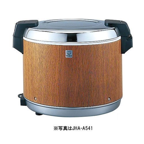 タイガー【大量保温の業務型】炊きたて 100V 業務用電子ジャー 保温専用 2升2合炊き 4L 木目 JHA-A401-MO【ダブルヒーター方式】