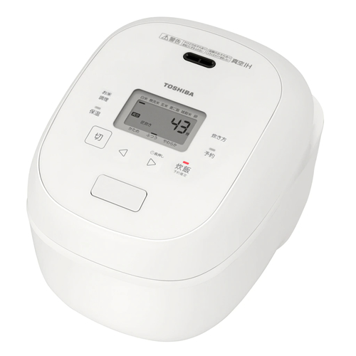 東芝【TOSHIBA】1升炊き 真空IHジャー炊飯器 ミルキーホワイト 炎匠炊き ベーシックタイプ RC-18RXA-W【銅かまど丸釜】