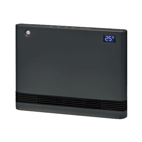 ユアサプライムス【暖房機器】ファンを取り外して洗えるワイドセラミックヒーター グレー 人感センサー搭載 YA-PS1246SGM-H【電気ファンヒーター】