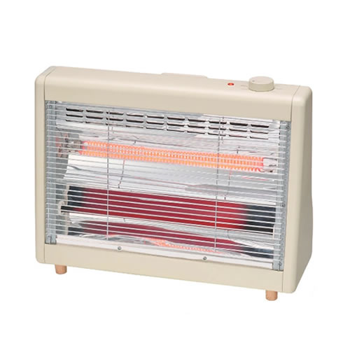 ユアサプライムス【暖房機器】ワイドハイブリッドヒーター ベージュ YKT-WCS1000G-LC【カーボンヒーター・シーズヒーター】遠赤外線