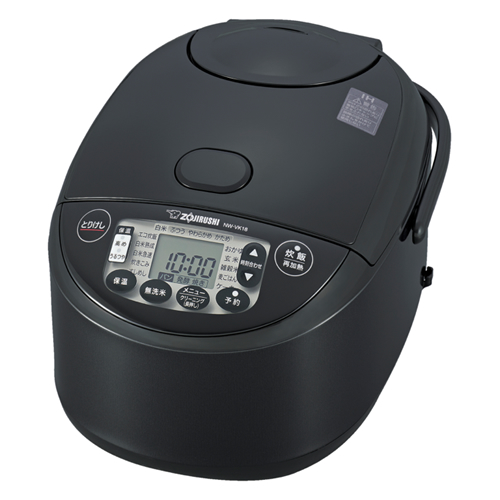 象印【ZOJIRUSHI】1升炊き IH炊飯ジャー ブラック 極め炊き 炊飯器 立つしゃもじ＆計量カップ付き NW-VK18-BA【黒まる厚釜】