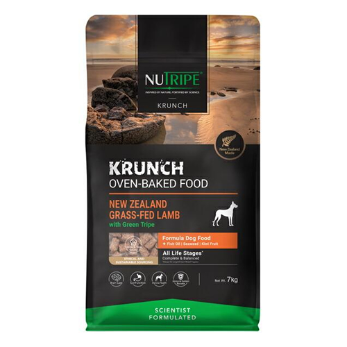 ファンタジーワールド【ペット用品】ニュートライプ クランチ オーブンベークド ラム with グリーントライプ 7kg NUT3662 P-8885003136626【ドッグフード 犬用品】