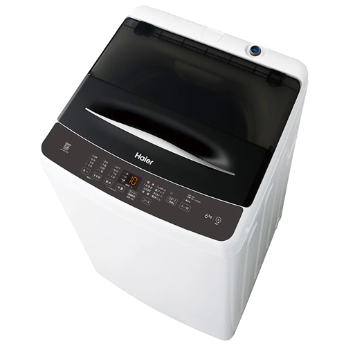 ハイアール【Haier】6.0kg 全自動洗濯機 ブラック JW-U61C-K【高濃度 