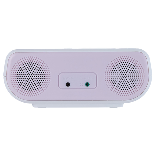 東芝【TOSHIBA】CDラジオ受信機 さくら色 AUREX 広広としたFM相応う ラジカセ 声くっきり役立つこと 横型パウダーコンパクト AX-CR30-P【声遣いうつり変わり流行り物積み上げる】