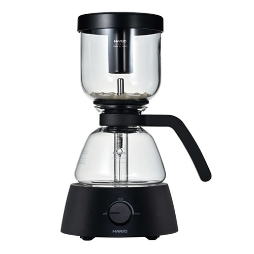ハリオ【キッチン家電】Electric Coffee Syphon ブラック 3杯用 コーヒーメーカー ECA-3-B【電気式コーヒーサイフォン】火を使わない
