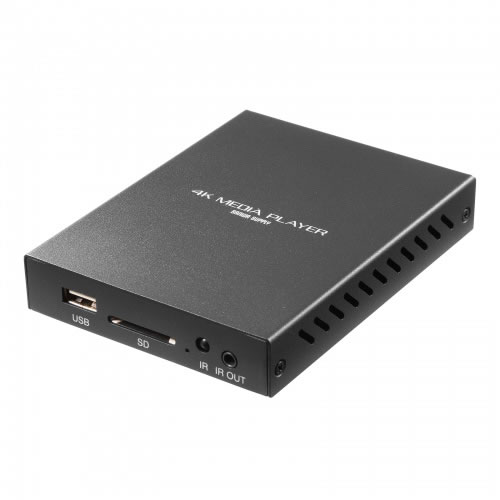 サンワサプライ【映像機器】メディアプレーヤー（4K対応・タイマー機能付き） MED-PL4K105【テレビと接続】デジタルサイネージ使用可