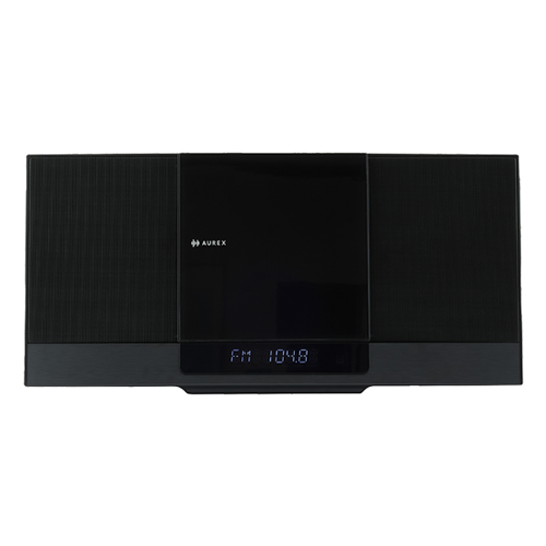 東芝【TOSHIBA】スリム型サウンドシステム ブラック AUREX（オーレックス） ミニコンポ Bluetooth受信機能 AX-WSS60-K【大型フルレンジスピーカー搭載】