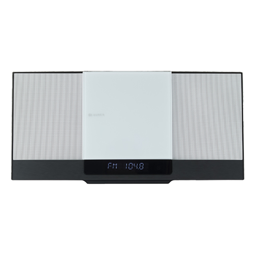 東芝【TOSHIBA】スリム型サウンドシステム ホワイト AUREX（オーレックス） ミニコンポ Bluetooth受信機能 AX-WSS60-W【大型フルレンジスピーカー搭載】