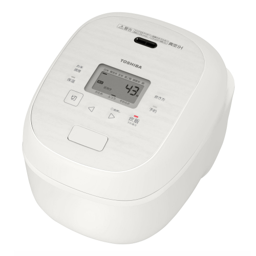 東芝【TOSHIBA】5.5合炊き 真空IHジャー炊飯器 ミルキーホワイト 炎匠炊き ベーシックタイプ RC-10RXB-W【銅かまど丸釜】
