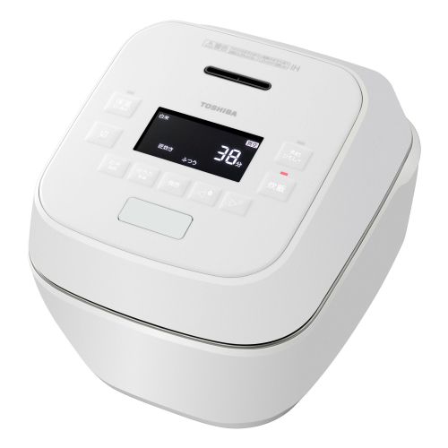 東芝【TOSHIBA】5.5合炊き 真空圧力IHジャー炊飯器 グランホワイト 炎匠炊き ハイエンドモデル RC-10SGA-W【備長炭かまど丸釜】