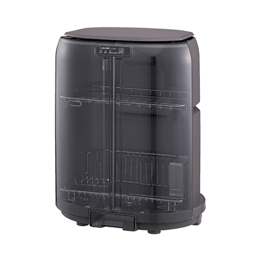象印【ZOJIRUSHI】食器乾燥器 （グレー） 食器5人分 省スペース・たて型 80cmロング排水ホースつき EY-GC50-HA【食器乾燥機】