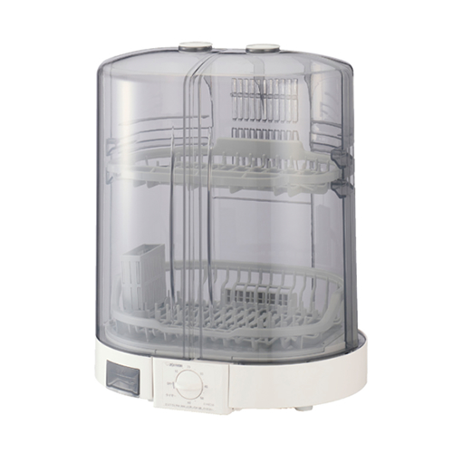 象印【ZOJIRUSHI】食器乾燥器 （ホワイト） 食器5人分 省スペース・たて型 80cmロング排水ホースつき EY-KC50-WA【食器乾燥機】
