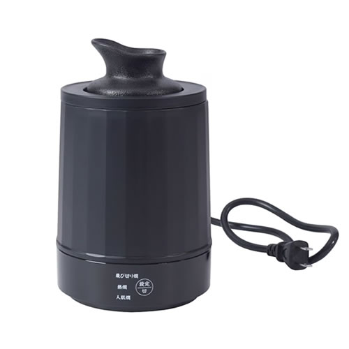 THANKO【キッチン家電】湯煎式酒燗器「大燗板」 ATKN25ABK【卓上で手軽に熱燗】専用とっくり付属
