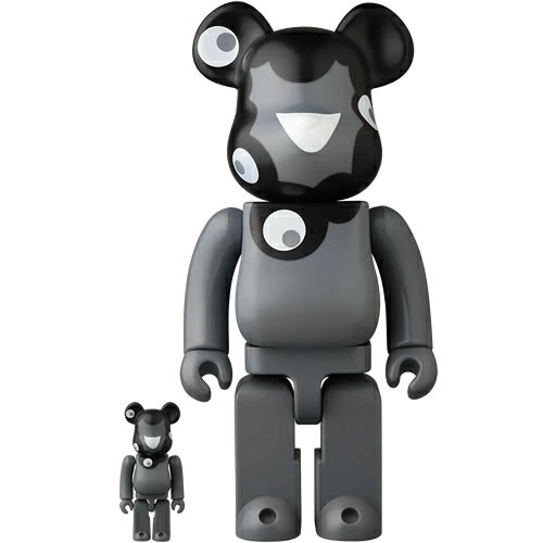 メディコムトイ【EXPO2025公式ライセンス商品】BE＠RBRICK ミャクミャク （モノクロVer.） 100％ ＆ 400％ H-4530956624020【全高約70mm／280mm】フィギュア 11,715円