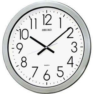 セイコー【SEIKO】防湿・防塵型クロック★壁掛け時計【KH407S】