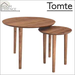 東谷【ROOM ESSENCE】Tomte トムテ ラウンドネストテーブル TAC-224WAL★【TAC224WAL】