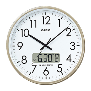 カシオ【CASIO】電波掛時計 IC-2100J-9JF★【IC2100J9JF】