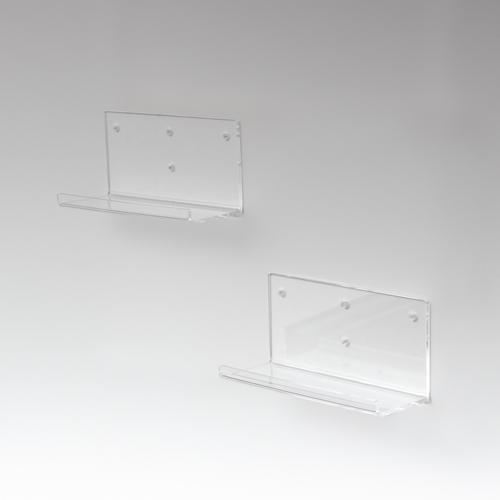 クロシオ【完成品】アクリリック ウォールシェルフ W38深型2個組 ※メーカー直送・代引き不可 KU4954877234081【インテリア家具】