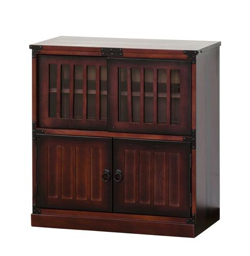 クロシオ【完成品】民芸調 水屋 ※メーカー直送・代引き不可 KU4954877647355【インテリア家具・収納家具・タンス】 和タンス